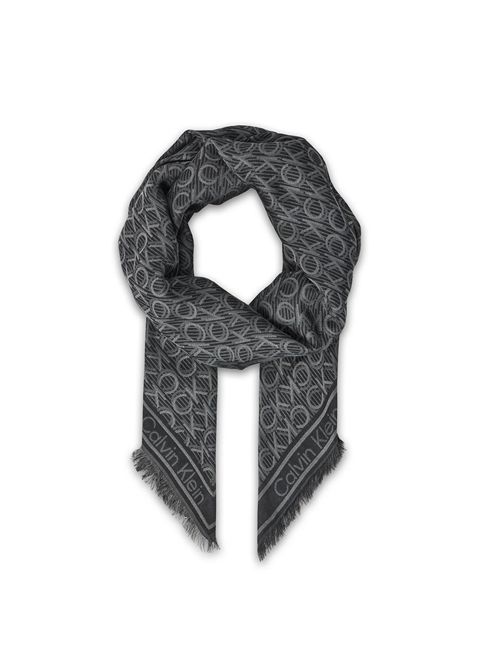 CALVIN KLEIN Aop Monogram Jacquard Scarf CALVIN KLEIN | LV04F8054GUB1